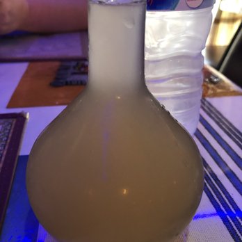 Abyssinia Restaurant and Cafe - Ethiopian Honey Wine (non-alcoholic version; tasted like beer; not a fan) - Ethiopian Near Me - Phoenix, Arizona