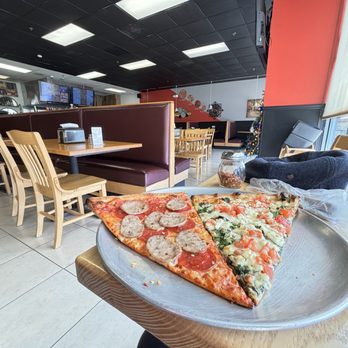 Franco Pizzeria and Restaurant - Yin and Yang in pizza slice form. - Pizza Near Me - Mebane, North Carolina Franco Pizzeria and Restaurant - Yin and Yang in pizza slice form. - Pizza Near Me - Mebane, North Carolina