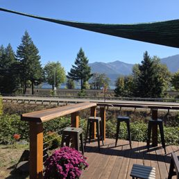 patio with a serious view. patio with a serious view.