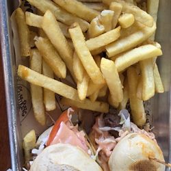 Chimiking Express - 2 chimi sliders with fries!! DELICIOUS!!