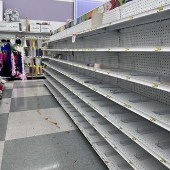 JOANN Fabric and Crafts - Not one shirt on the shelf. - Fabric Stores Near Me - Manteca, California JOANN Fabric and Crafts - Not one shirt on the shelf. - Fabric Stores Near Me - Manteca, California