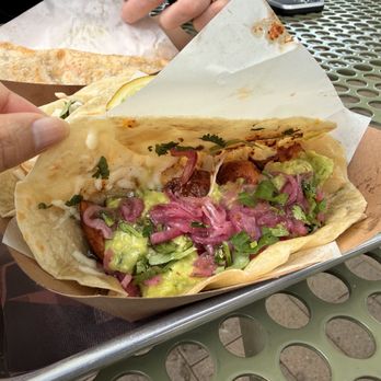 Loqui - Achiote Chicken Taco w/ flour tortilla - Mexican Near Me - Studio City, California Loqui - Achiote Chicken Taco w/ flour tortilla - Mexican Near Me - Studio City, California