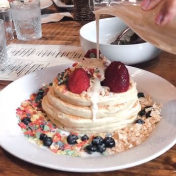 Scratch Kitchen - Milk n Cereal Pancakes is a must - Breakfast & Brunch Near Me - Honolulu, Hawaii Scratch Kitchen - Milk n Cereal Pancakes is a must - Breakfast & Brunch Near Me - Honolulu, Hawaii