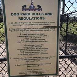 Apollo Beach Dog Park - Dog park rules