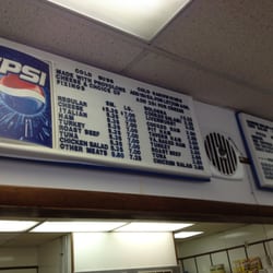 Craigtown Auto - part of the posted kitchen menu