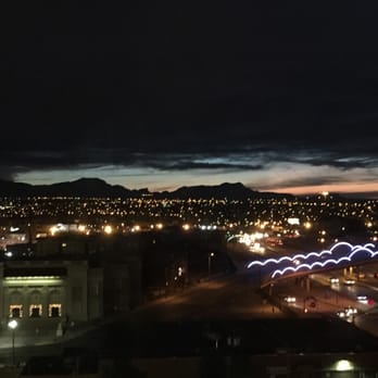 DoubleTree by Hilton Hotel El Paso Downtown - View from the room at night - Hotels Near Me - El Paso, Texas DoubleTree by Hilton Hotel El Paso Downtown - View from the room at night - Hotels Near Me - El Paso, Texas