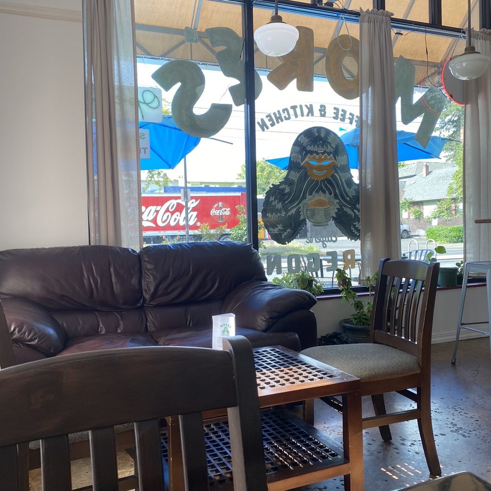 Moke's Coffee & Kitchen - Seating area - Coffee & Tea Near Me - Eugene, Oregon Moke's Coffee & Kitchen - Seating area - Coffee & Tea Near Me - Eugene, Oregon