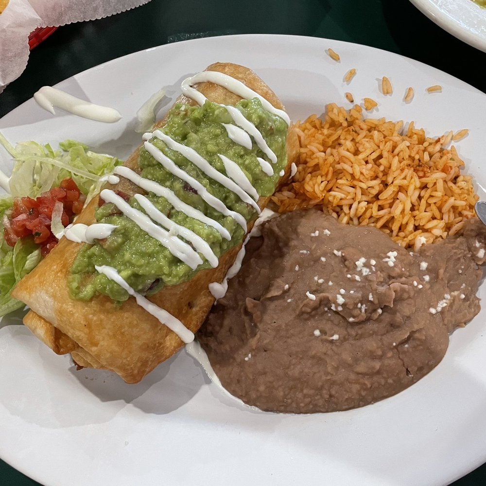 Jose's Cantina - Chicken chimichanga.. the guacamole & beans are to die for - Mexican Near Me - St. Ignace, Michigan Jose's Cantina - Chicken chimichanga.. the guacamole & beans are to die for - Mexican Near Me - St. Ignace, Michigan