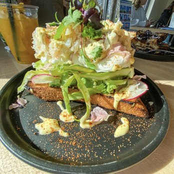Cafe Rowan - Dungeoness Crab Benedict with Shaved Asparagus - Breakfast & Brunch Near Me - Portland, Oregon Cafe Rowan - Dungeoness Crab Benedict with Shaved Asparagus - Breakfast & Brunch Near Me - Portland, Oregon