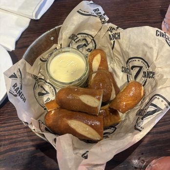 Circle 7 Ranch - Pretzel Sticks with Queso - Burgers Near Me - St. Louis, Missouri