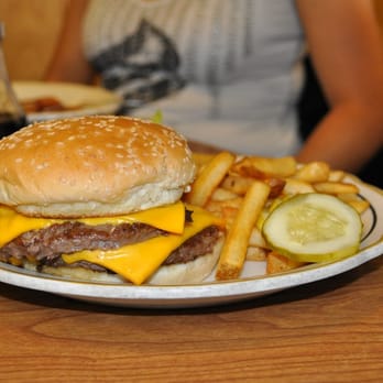 Sams Cafe - double cheeseburger with fries - Breakfast & Brunch Near Me - Half Moon Bay, California Sams Cafe - double cheeseburger with fries - Breakfast & Brunch Near Me - Half Moon Bay, California