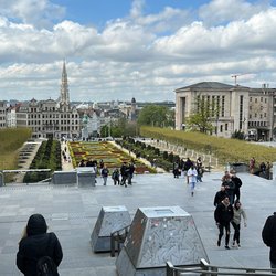 Le Mont des Arts - Blick Richtung Unterstadt