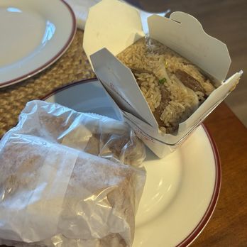 Fire Wok - Beef fried rice and egg rolls - Chinese Near Me - Windsor Locks, Connecticut