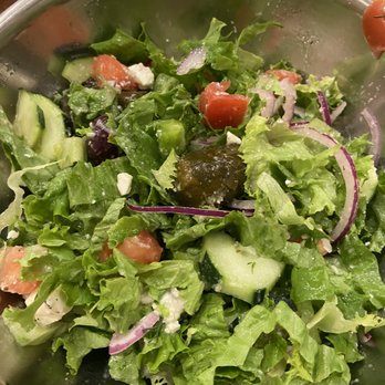 Lefteris Gyro - Greek Salad with no meat! - Greek Near Me - Tarrytown, New York Lefteris Gyro - Greek Salad with no meat! - Greek Near Me - Tarrytown, New York