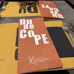 Du de Cope - Menu