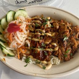 Chicken signature bowl + kimchi up Chicken signature bowl + kimchi up