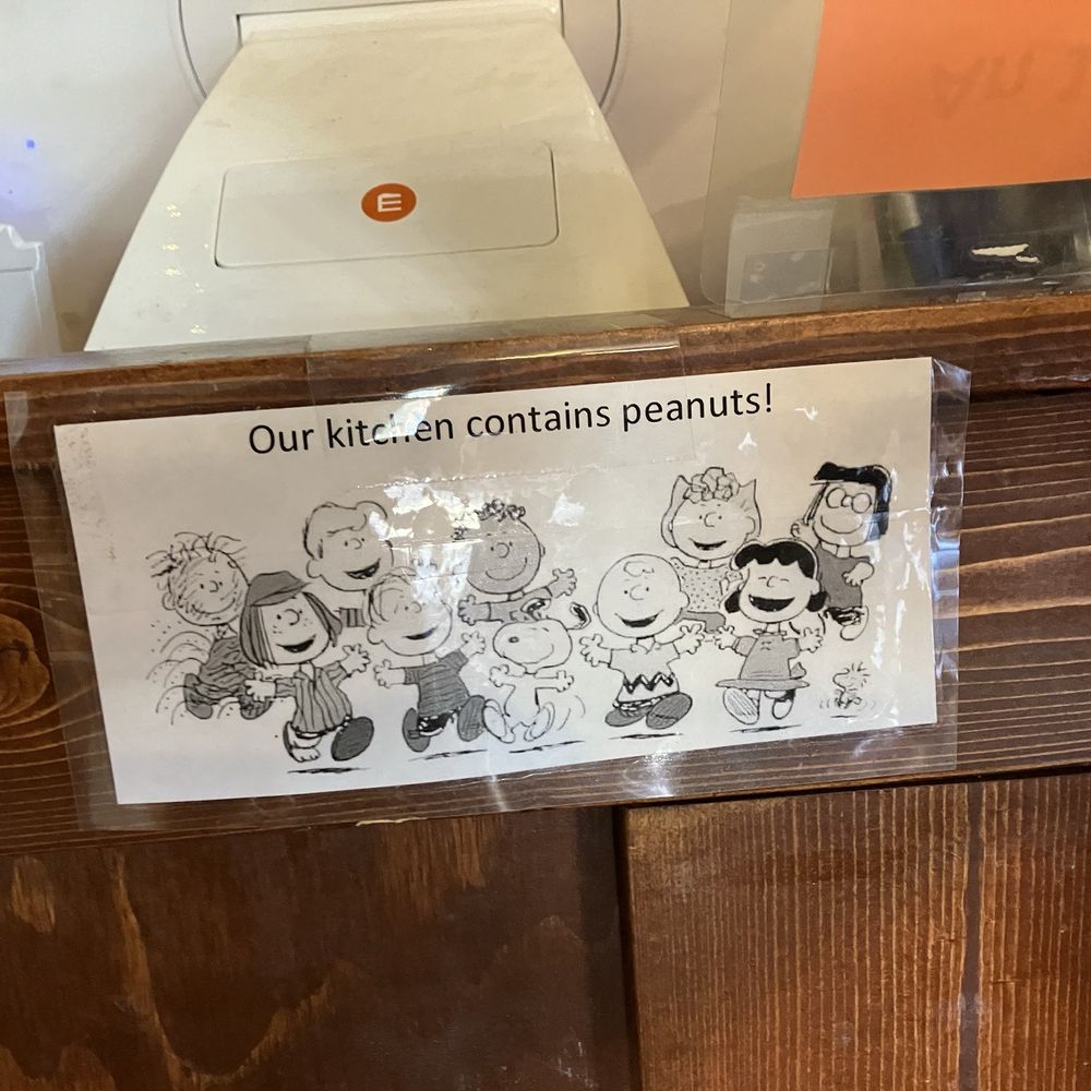 Crowbar & Grill - This made me chuckle. At the hostess stand. - Burgers Near Me - Laramie, Wyoming