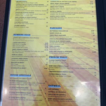 Sunrise Grill - Huge menu, circa Oct 2024. - American Near Me - Des Plaines, Illinois Sunrise Grill - Huge menu, circa Oct 2024. - American Near Me - Des Plaines, Illinois