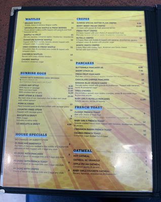 Menu photo 2 Sunrise Grill Des Plaines, IL