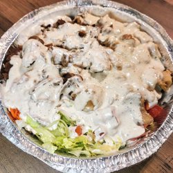 The Halal Guys - Regular chicken/gyro combo platter