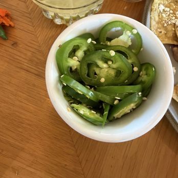 Playa Mesa - The "roasted" Serrano chiles - Mexican Near Me - Costa Mesa, California