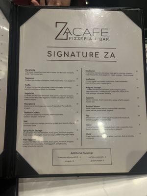 Menu photo 4 Za Cafe Pizzeria + Bar Toronto, ON