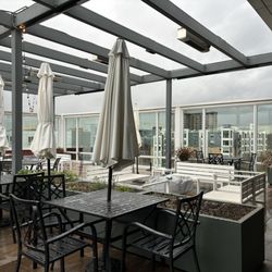 Metropolitan Tavern - The outdoor patio isn't being used today due to the rain and wind but I hear it's spectacular in the late spring and summer.