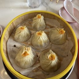Pork and crab soup dumplings Pork and crab soup dumplings