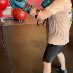Round 3. Usually a repetitious punch combo that burns calories and makes you focus.