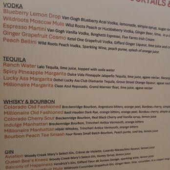 Indulge Bistro & Wine Bar - House Specialties Drinks - New American Near Me - Golden, Colorado