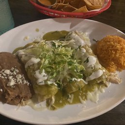 Chicken Enchiladas with Eggs