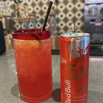 Torchy's Tacos - Watermelon RedBull cocktail - Tacos Near Me - Winter Garden, Florida