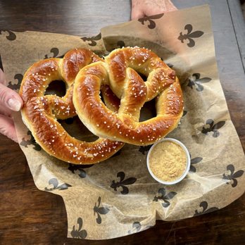 The Barley Oak - Hot pretzel appetizer at the Barley Oak - Pubs Near Me - Mandeville, Louisiana