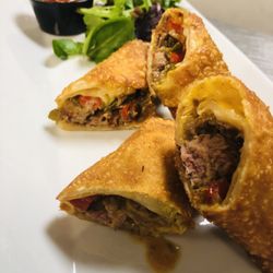 McLoone's Woodbridge Grille - Cheesesteak Spring Rolls