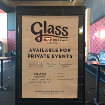 Glass Half Full Taproom - Beer Bar Near Me - Ashburn, Virginia