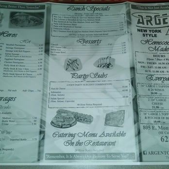 Argentos Pizza - New menu - Pizza Near Me - Buckeye, Arizona