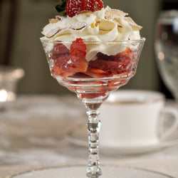 Clamber Hill Inn & Restaurant - Strawberries Romanoff - a perfect ending