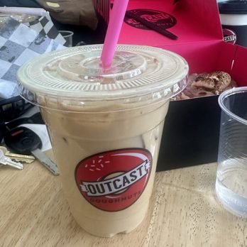 Outcast Doughnuts - Iced vanilla brown sugar coffee - Donuts Near Me - Mesa, Arizona