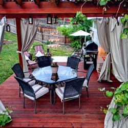The Superior Finish - Aurora back yard living space