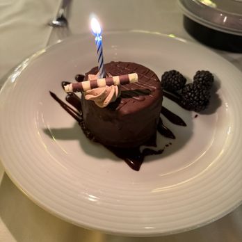 Rod's Steak And Seafood Grille - Anniversary cake (on the house) - Steakhouses Near Me - Morristown, New Jersey Rod's Steak And Seafood Grille - Anniversary cake (on the house) - Steakhouses Near Me - Morristown, New Jersey