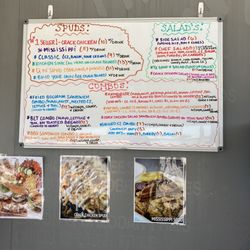 The Spud Stop - The menu