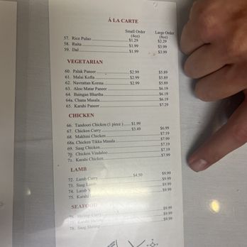 Tandoor - Menu - Indian Near Me - San Diego, California Tandoor - Menu - Indian Near Me - San Diego, California
