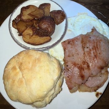 Cast Iron Kitchen - Biscuit, ham, potatoes, eggs (Southern Breakfast) - Southern Near Me - Wilmington, North Carolina