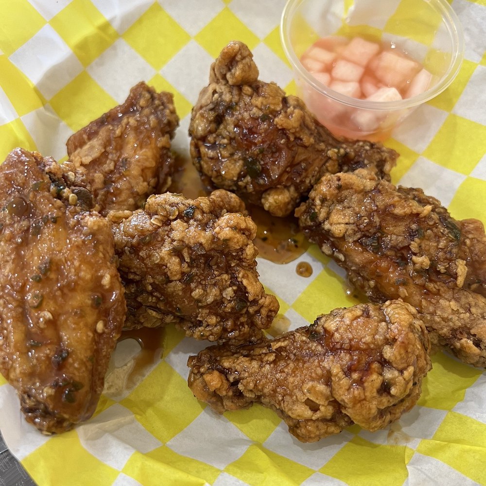 K-Stop - Korean Boombayah Wings, sweet and spicy - Korean Near Me - Winston-Salem, North Carolina K-Stop - Korean Boombayah Wings, sweet and spicy - Korean Near Me - Winston-Salem, North Carolina