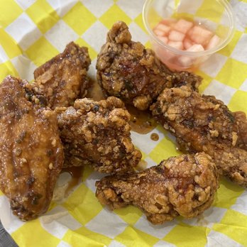 K-Stop - Korean Boombayah Wings, sweet and spicy - Korean Near Me - Winston-Salem, North Carolina