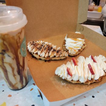 Maison De Croissant - Brown sugar Assam milk tea Strawberry Croffle Tiramisu Croffle Caramel Croffle - Bakeries Near Me - Irvine, California Maison De Croissant - Brown sugar Assam milk tea Strawberry Croffle Tiramisu Croffle Caramel Croffle - Bakeries Near Me - Irvine, California