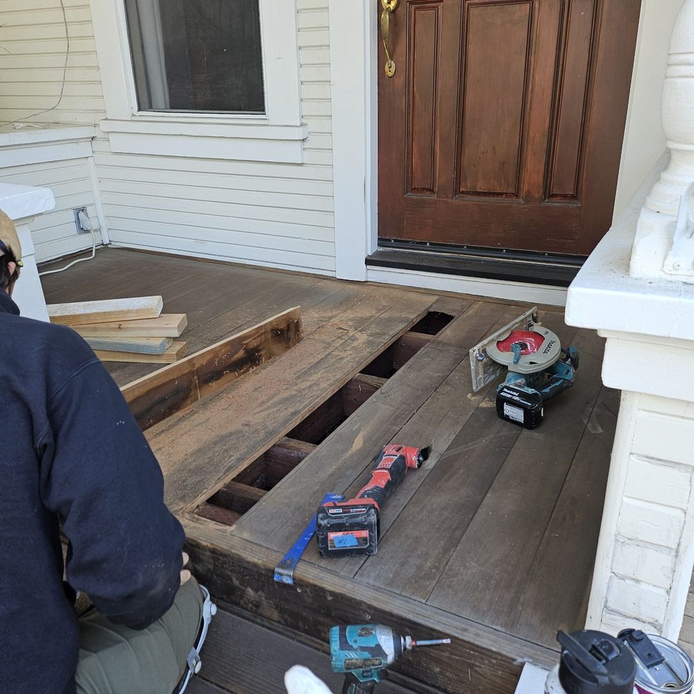 Sonoma Residential Services - BEFORE: broken porch board removed - General Contractors Near Me Sonoma Residential Services - BEFORE: broken porch board removed - General Contractors Near Me