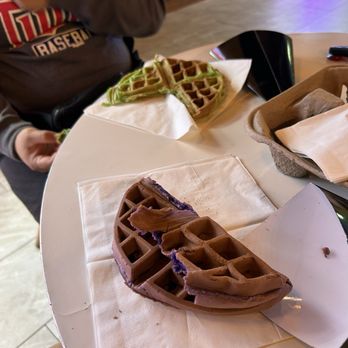 GoCha Teahouse - Pandan and ube waffles - Bubble Tea Near Me - Brooklyn Park, Minnesota GoCha Teahouse - Pandan and ube waffles - Bubble Tea Near Me - Brooklyn Park, Minnesota