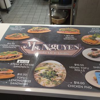 Ms Nguyen Banh Mi & Rolls - menu - Vietnamese Near Me - Honolulu, Hawaii Ms Nguyen Banh Mi & Rolls - menu - Vietnamese Near Me - Honolulu, Hawaii