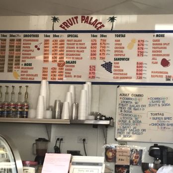 Fruit Palace - Big menu! - Sandwiches Near Me - San Diego, California